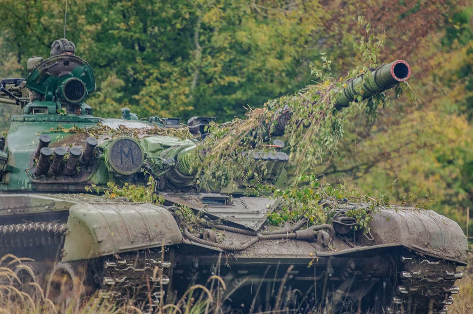 Tank T-72M1 Ozbrojených sil SR na cvičení Slovak Shield 2016